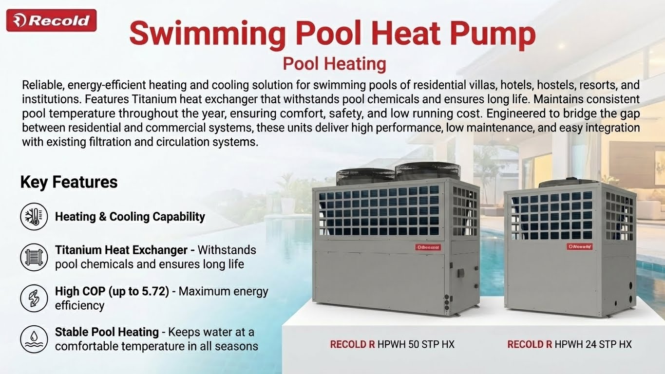 Racold Swimming Pool Heat Pump
